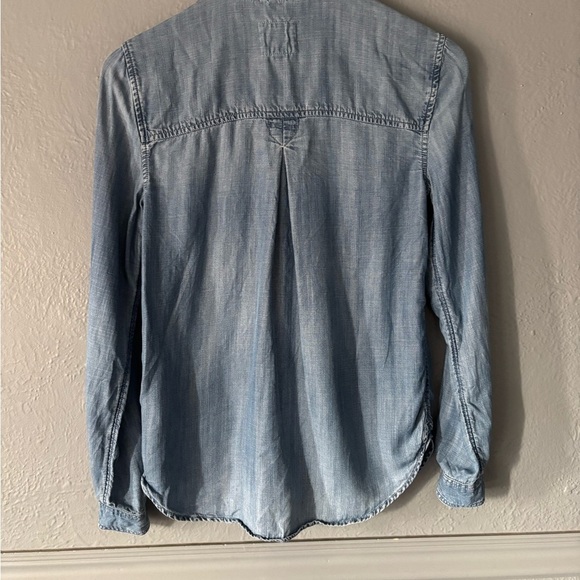 American Eagle Outfitters Blue Button Down Shirt - Picture 5 of 11